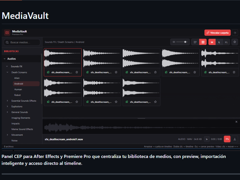 MediaVault UI